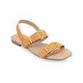 thumbnail image 1 of Journee Collection Womens Twylah Faux Suede Buckle Slingback Sandals, 1 of 6