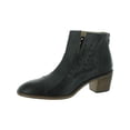 thumbnail image 1 of Journee Collection Womens Ulima Leather Zipper Cap Toe Boots, 1 of 3