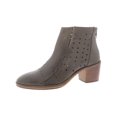 thumbnail image 1 of Journee Collection Womens Ulima Leather Zipper Cap Toe Boots, 1 of 2