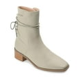 thumbnail image 1 of Journee Collection Womens Vannder Block Heel Faux Leather Ankle Boots, 1 of 6