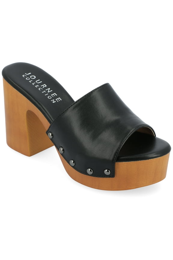 Collection Womens Veda Tru Comfort Foam Platform Clog Open Toe Sandals