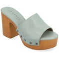 thumbnail image 1 of Journee Collection Womens Veda Tru Comfort Foam Platform Clog Open Toe Sandals, 1 of 7
