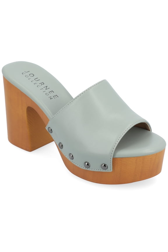 Collection Womens Veda Tru Comfort Foam Platform Clog Open Toe Sandals