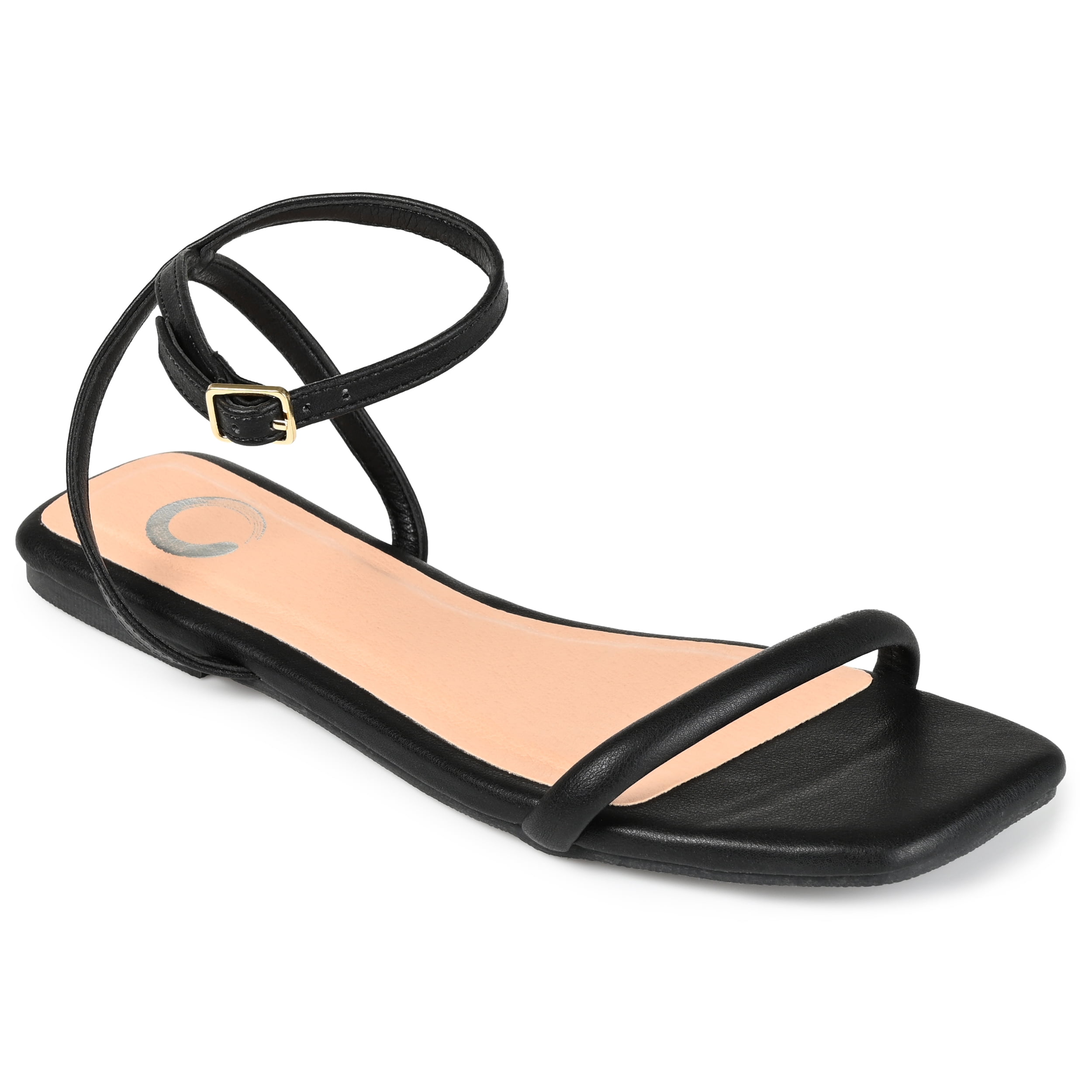 Journee Collection Womens Veena Ankle Strap Low Block Heel Sandals