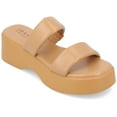 thumbnail image 1 of Journee Collection Womens Veradie Tru Comfort Foam Slip On Platform Sandals, 1 of 7