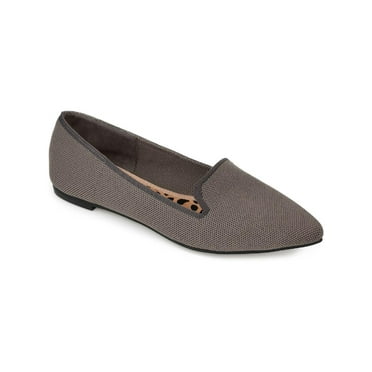 Journee Collection Womens Vickie Knit Slip On Loafers