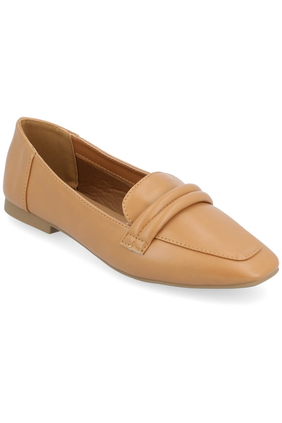 Collection Womens Vidoree Tru Comfort Foam Loafer Slip On Square Toe Flats