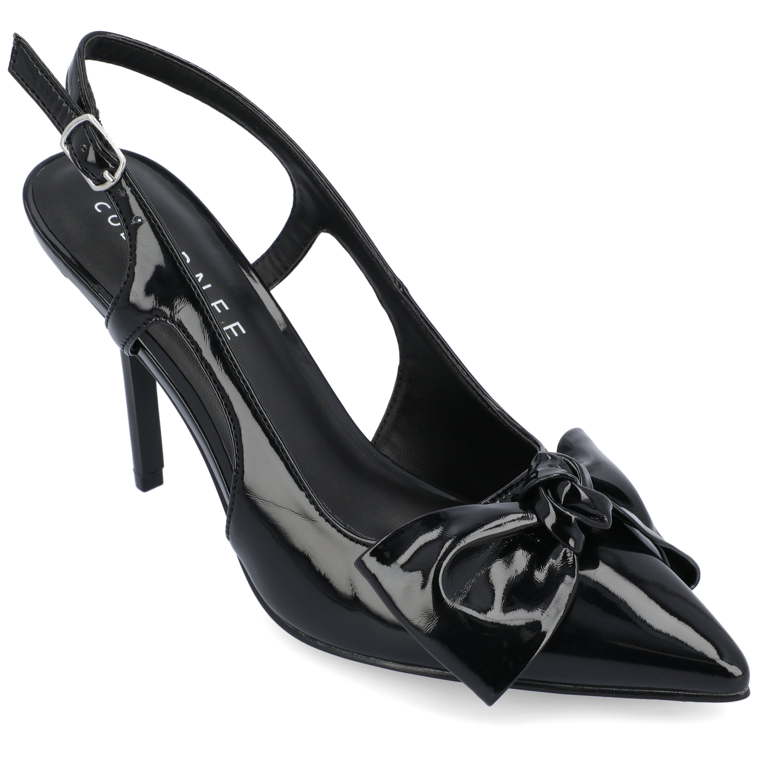 Journee Collection Womens Viera Tru Comfort Foam Mid Heel Pointed Toe Pumps