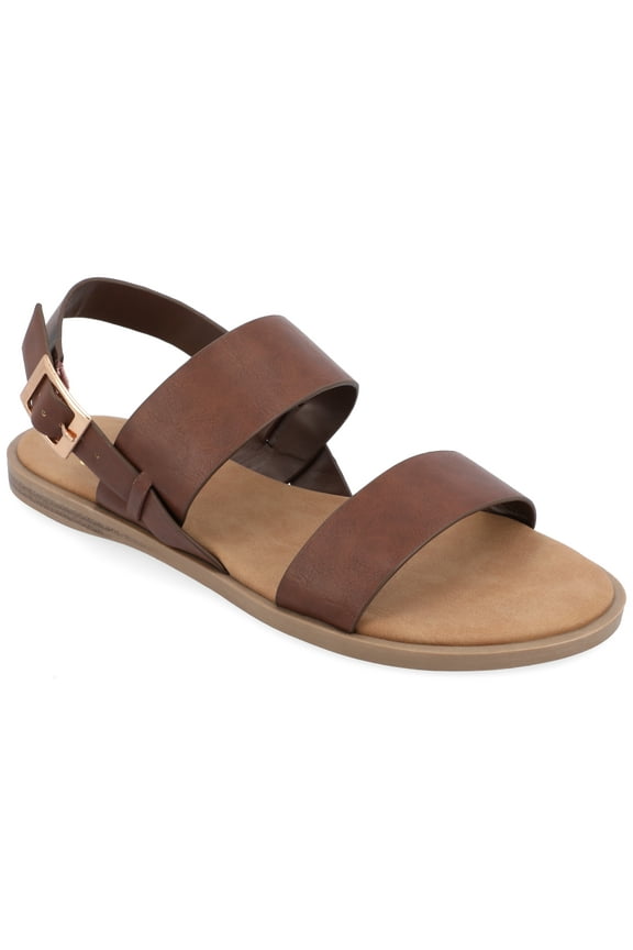 Womens Wide Width Lavine Multi Strap Flat Sandals