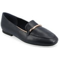 thumbnail image 1 of Journee Womens Wrenn Slip On Square Toe Loafer Dress Flats, 1 of 9