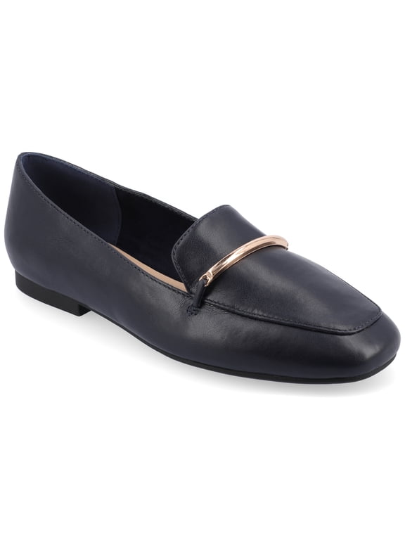 Womens Wrenn Slip On Square Toe Loafer Dress Flats