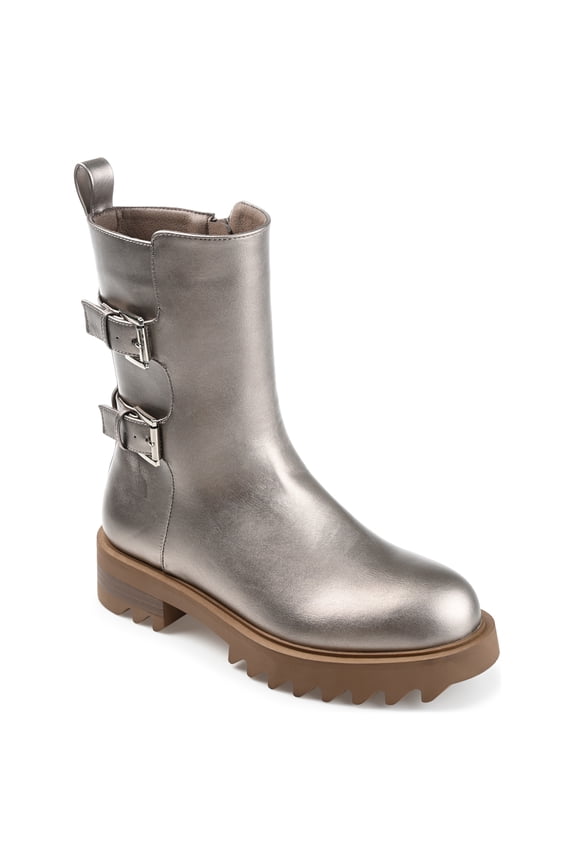 Collection Womens Yasmine Almond Toe Block Heel High Ankle Booties