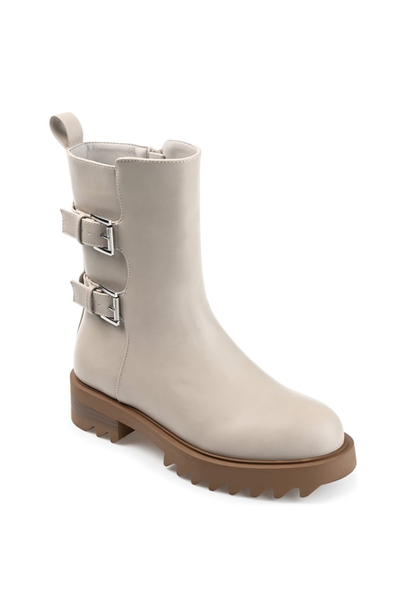 Collection Womens Yasmine Almond Toe Block Heel High Ankle Booties