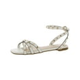 thumbnail image 1 of Journee Collection Womens Zendaya Faux Leather Studded Slingback Sandals, 1 of 3