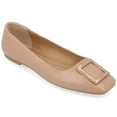 thumbnail image 1 of Journee Womens Zimia Ballet Slip On Square Toe Dress Flats, 1 of 10