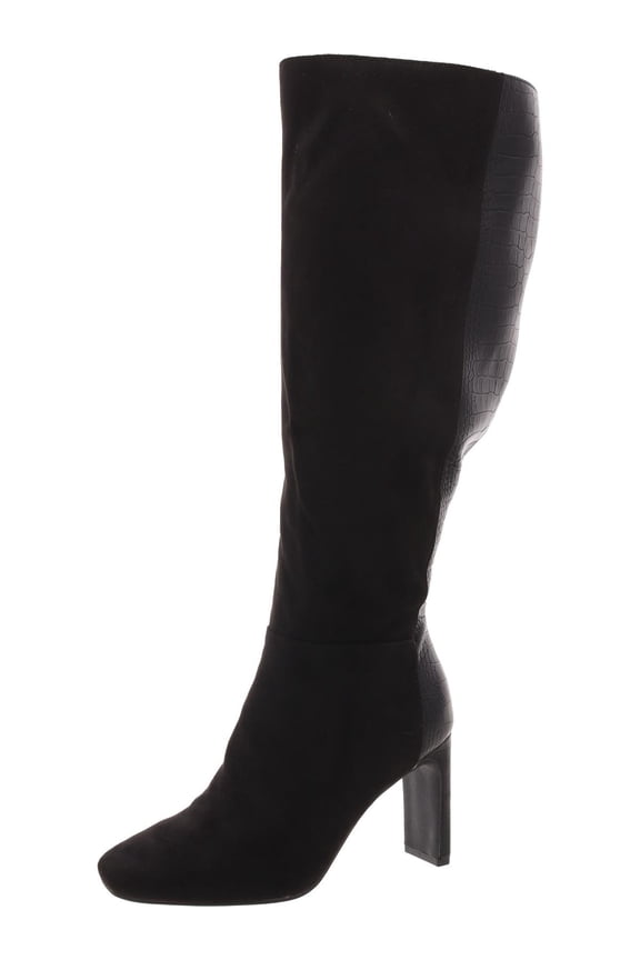 Collection Womens elisabeth Zip Up Snake Print Knee-High Boots
