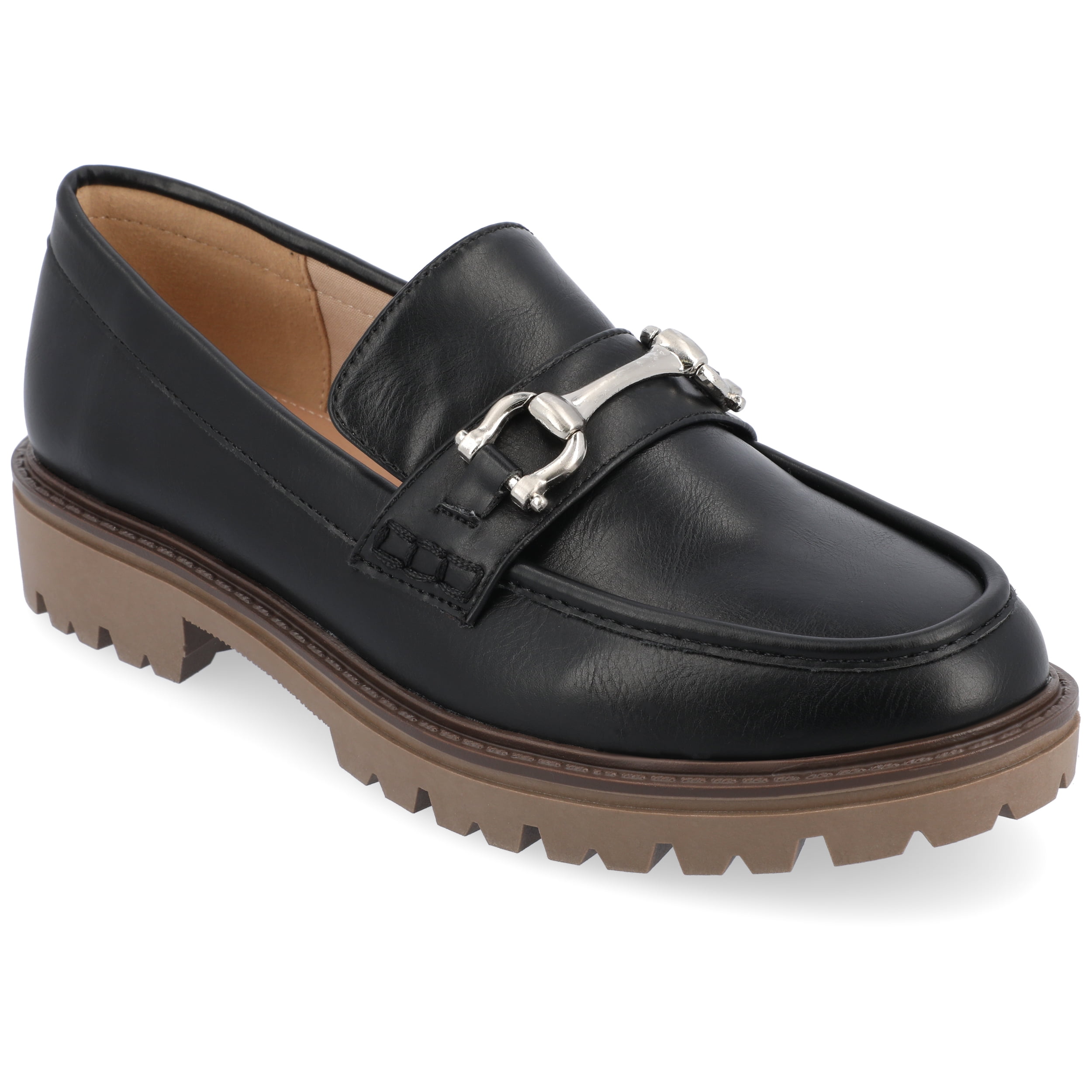 Journee Collection WomensTru Comfort Foam Jessamey Treaded Outsole Loafer Flats
