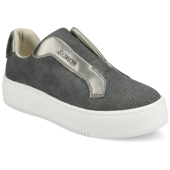 Journee Pheobe Round Toe Flexible Slip-on Sneaker