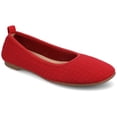 thumbnail image 1 of Journee Women's Aria Knitted Round Toe Knit Flats, 1 of 10