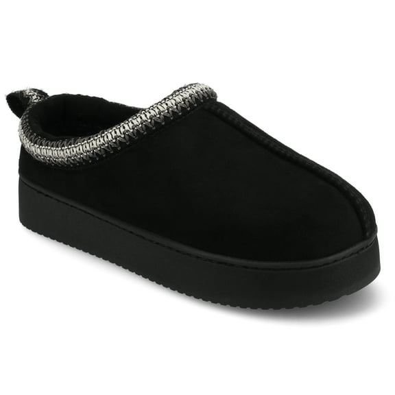 Journee Women's Connway Slip On Round Toe Cushioned Clog Slippers