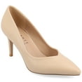 thumbnail image 1 of Journee Women's Gabriella SuperNatural Shades Wide Width Slip On Pointed Toe Pumps, 1 of 10