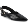 thumbnail image 1 of Journee Women's Jacqueline Slingback Ankle Buckle Flat, 1 of 9