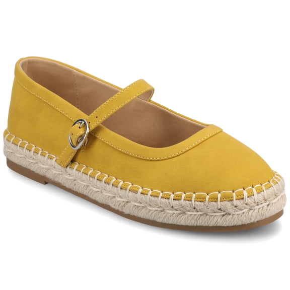 Journee Women's Kenzie Round Toe Espadrille Mary Janes