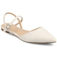 thumbnail image 1 of Journee Women's Martine SuperNatural Shades Buckle Pointed Toe Flats, 1 of 10