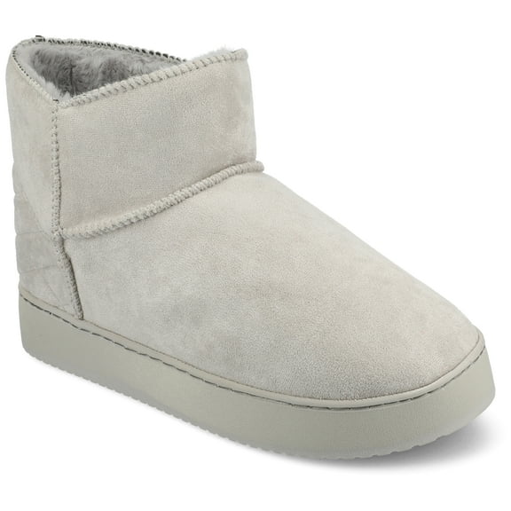 Journee Women's Noa Pull On Round Toe Cushioned Bootie Slippers