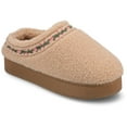 thumbnail image 1 of Journee Women's Pallmer Soft Plush Round Toe Cushioned Clog Sippers, 1 of 9