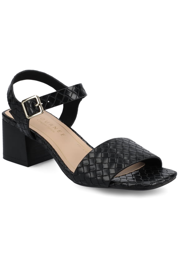 Women's Shaina Open Toe Ankle Strap Block Heels