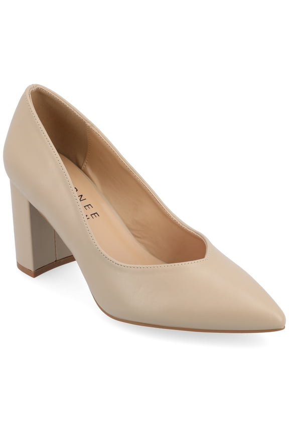 Women's Simonne SuperNatural Shades Block Heel Pointed Toe Pumps