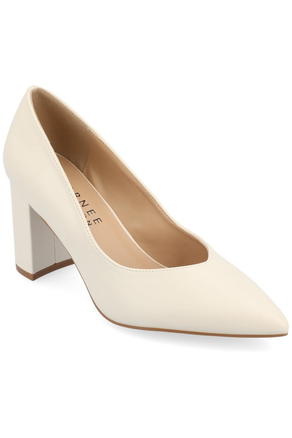Women's Simonne SuperNatural Shades Narrow Width Block Heel Pointed Toe Pumps