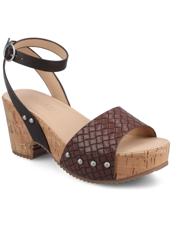 Women's Vanessa Open Toe Platform Clog Heels