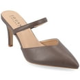 thumbnail image 1 of Journee Women's Yvon SuperNatural Shades Wide Width Pointed Toe Mule Pumps, 1 of 9