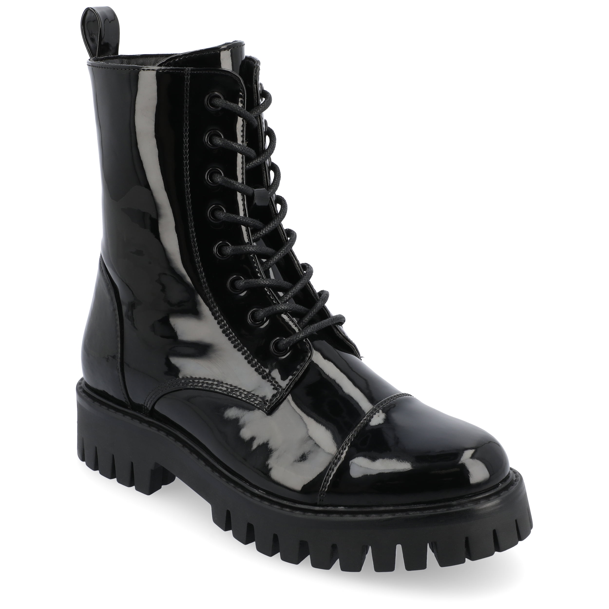 Journee Womens Aaley Combat Inside Zip Booties, Widths Available