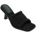 thumbnail image 1 of Journee Womens Addriel Mid Heel Open Toe Sandals, 1 of 9