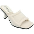 thumbnail image 1 of Journee Womens Addriel Mid Heel Open Toe Sandals, 1 of 9