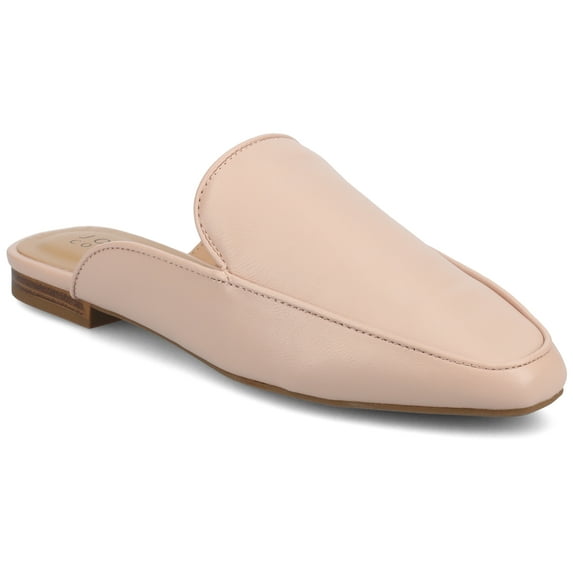 Journee Womens Akza Slip On Square Toe Mules Flats, Widths Available
