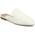 thumbnail image 1 of Journee Womens Akza Slip On Square Toe Mules Flats, Widths Available, 1 of 10