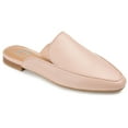thumbnail image 1 of Journee Womens Akza Slip On Square Toe Mules Flats, Widths Available, 1 of 10