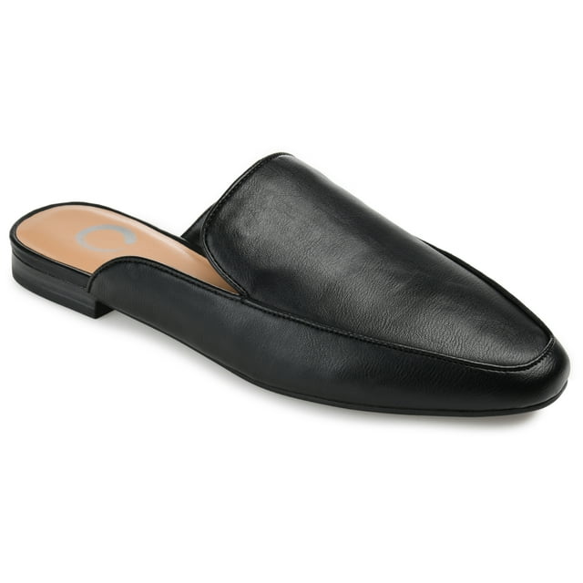 Journee Womens Akza Slip On Square Toe Mules Flats, Widths Available