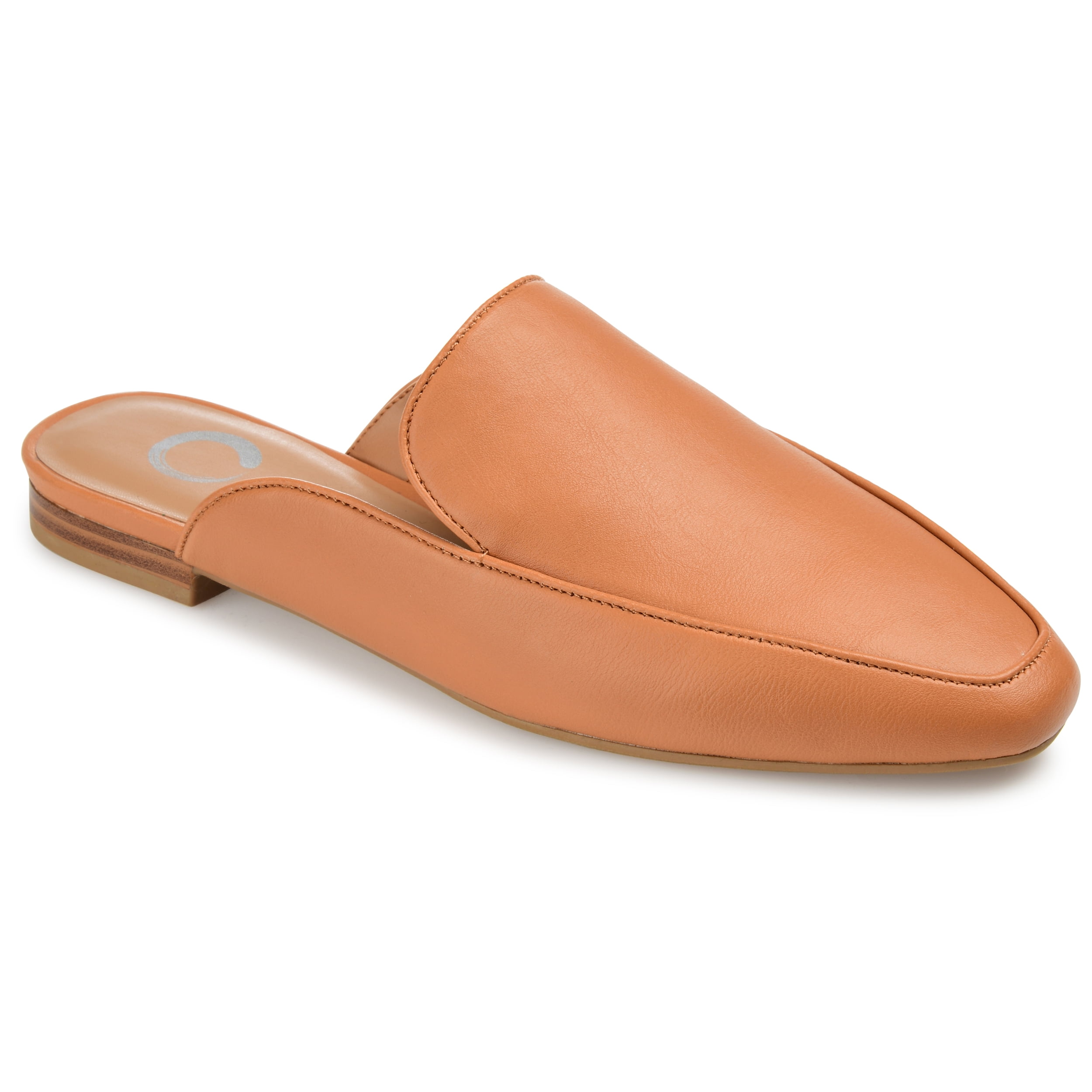 Journee Womens Akza Slip On Square Toe Mules Flats, Widths Available