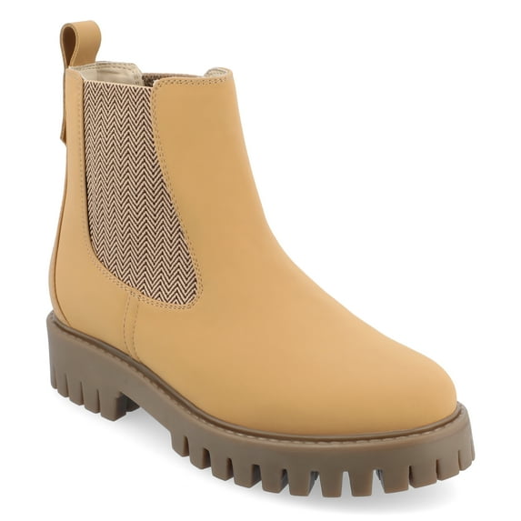 Journee Womens Alara Chelsea Pull On Booties, Widths Available