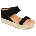 thumbnail image 1 of Journee Womens Alissa Wedge Heel Espadrille Sandals, 1 of 10