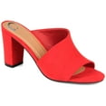 thumbnail image 1 of Journee Womens Allea D'Orsay Block Heel Sandals, Widths Available, 1 of 10