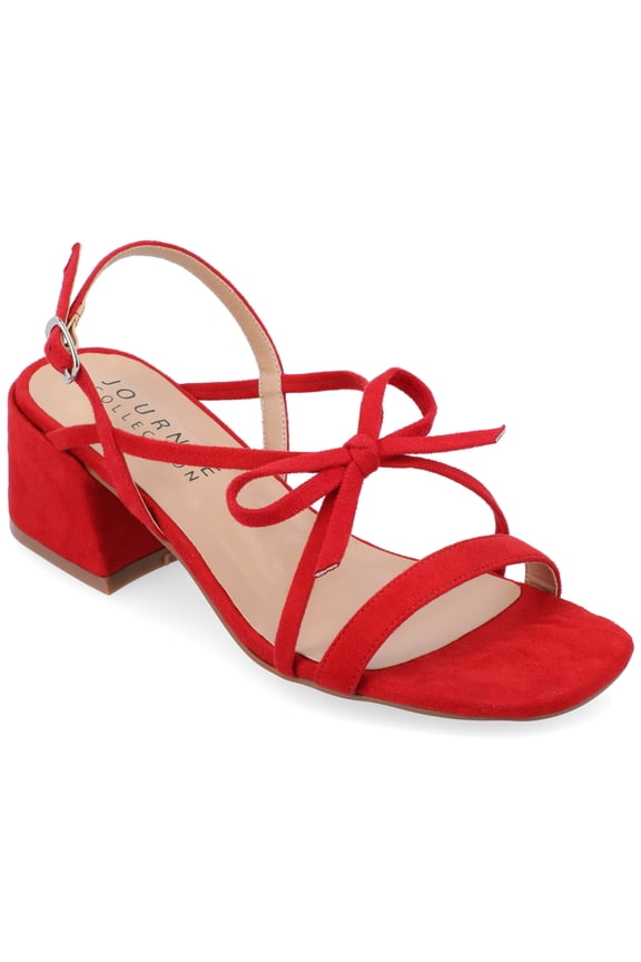 Womens Amity Sling Back Multi Strap Block Heel Dress Sandals