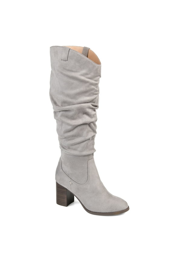 Womens Aneil Stacked Heel Knee High Boots