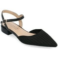 thumbnail image 1 of Journee Womens Ansley Mary Jane Pointed Toe Flats, Widths Available, 1 of 10
