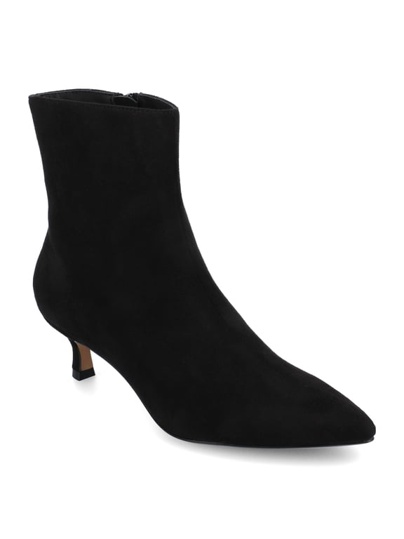 Womens Arely Pointed Toe Kitten Heel Ankle Booties, Widths Available